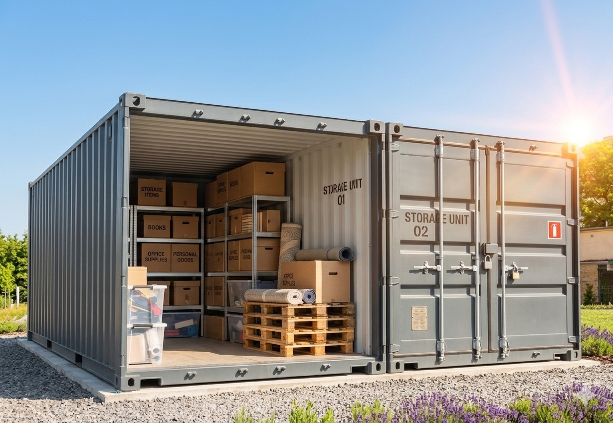 MiBox Container-Lagerraum mit ebenerdigem Zugang